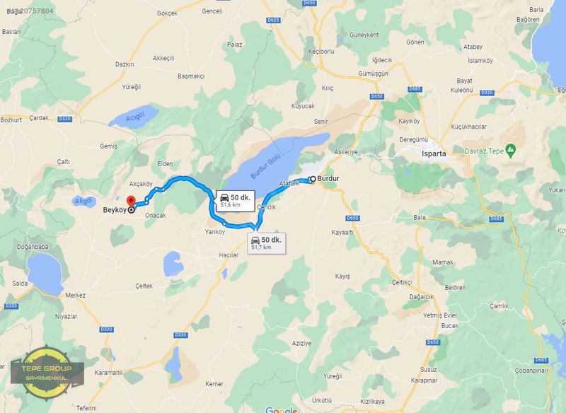 Burdur Yeşilova Büyükyaka Köyünde 525m2 Yatırımlık Satılık Tarla — fotoğraf 11
