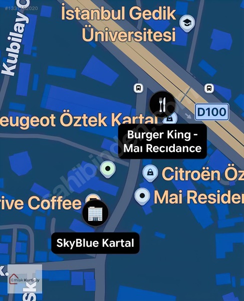 Satılık 1+1 Skyblue Rezidance — fotoğraf 4