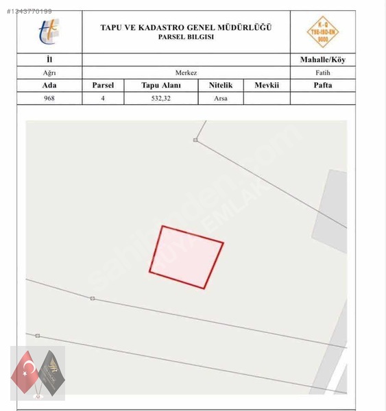 Fatih Mahallesinde Satılık Arsa 968 Ada | 4 Parsel — fotoğraf 8