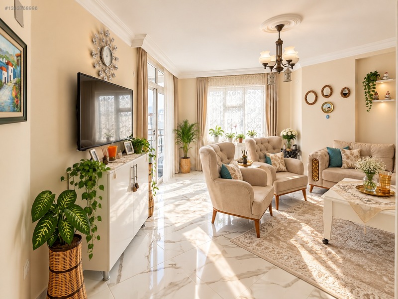 Mezitli Öngel Sitesi'nde Deniz Manzaralı 3+1 Satılık Daire