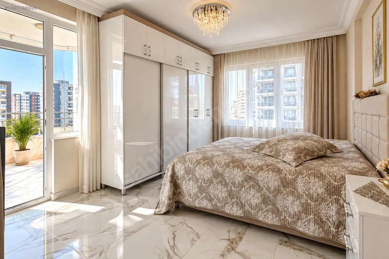 Mezitli Öngel Sitesi'nde Deniz Manzaralı 3+1 Satılık Daire — fotoğraf 7