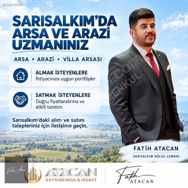 Fatih Atacan Dan Satılık A2 Arsa — fotoğraf 3