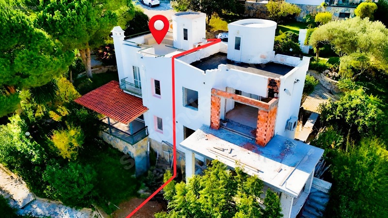Gündoğanda Geniş Bahçeli Özel Tapulu Plajlı Fırsat İkiz Villa — fotoğraf 9