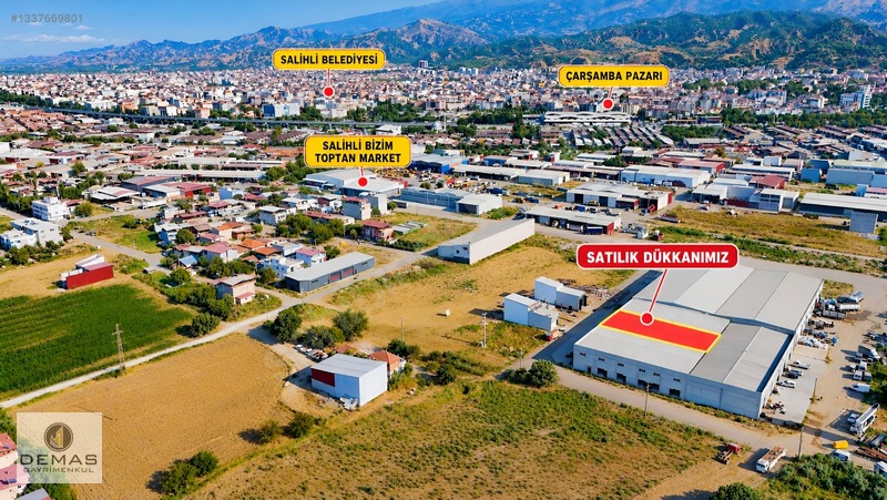 Salihli Zafer Mahallesi Sanayi Sitesinde 620 M² Satılık Dükkan — fotoğraf 2