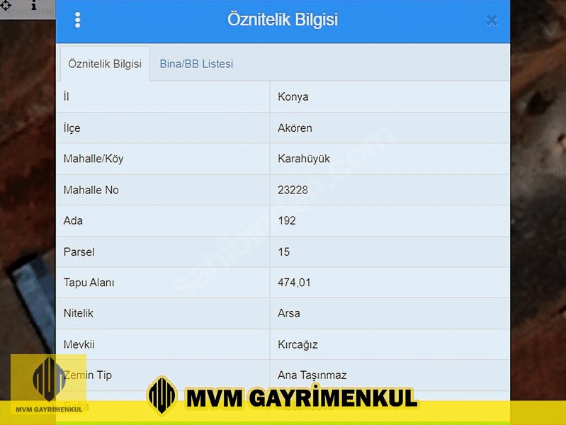 Mvm'den Akören Karahüyük'te 2 Kata İmarlı Satılık 474 M² (1522) — fotoğraf 4