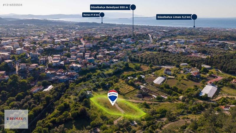 Güzelbahçe Yaka'da 1.601m² Elektrikli, Yolu Açık Arazi — fotoğraf 5