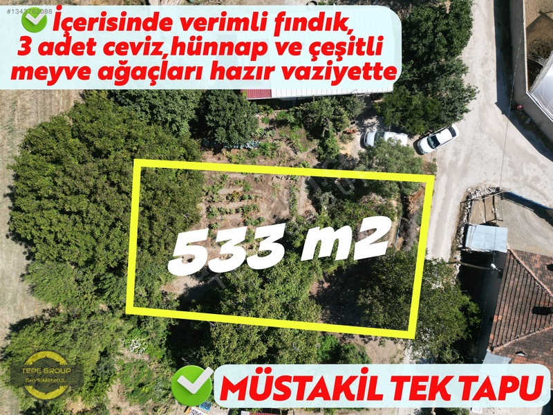 Yeşilova Yarışlı'da Tek Tapu 533 M2 Satılık İmarlı Arsa — fotoğraf 6