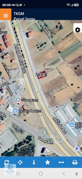Kaya Emlak'dan Antalya-denizli Yolu Üzerinde Ticari (b+5) Arsa — fotoğraf 4