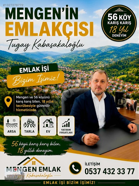 Mengen Türkbeyli Mahallesinde Merkezi Konumda Satılık 2+1 Daire — fotoğraf 15