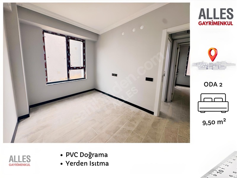 Alles'ten Şehir Hastanesi Yakını Lüks Sıfır Satılık 2+0 Daire — fotoğraf 6