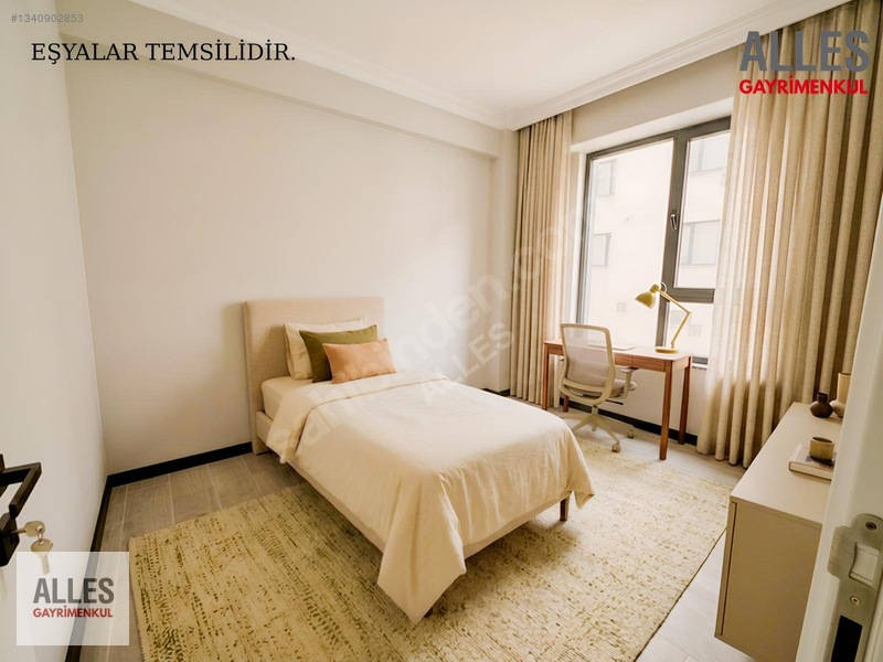 Alles'ten Şehir Hastanesi Yakını Lüks Sıfır Satılık 2+0 Daire — fotoğraf 9