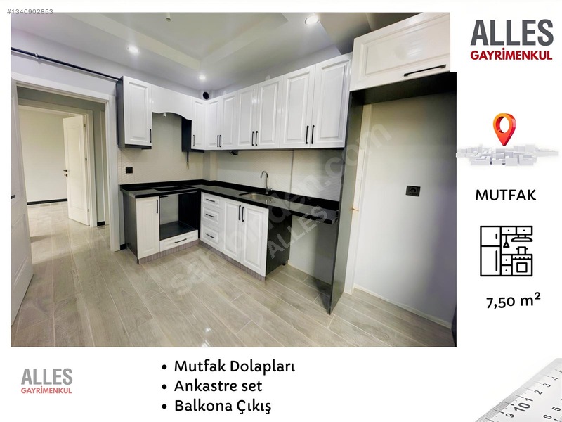 Alles'ten Şehir Hastanesi Yakını Lüks Sıfır Satılık 2+0 Daire — fotoğraf 10