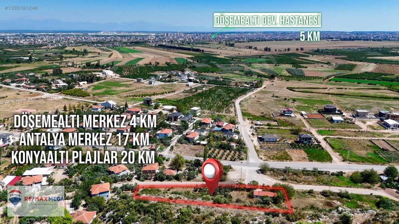 Döşemealtı Çığlıkta Yol Cepheli, Emsalsiz Nitelikte Köşe Parsel — fotoğraf 13