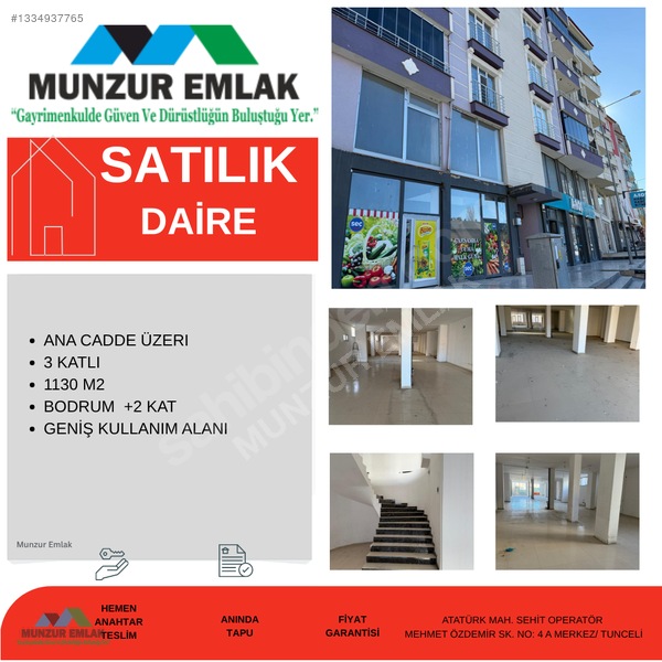 Kars Kağızman Şahinderede 3 Katlı Büyük Dükkân Fırsatı