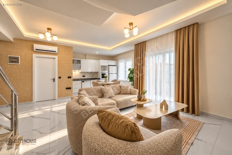 Alanya Mahmutlarda Denize Yakın Ultra Lüks 2+1 Penthouse