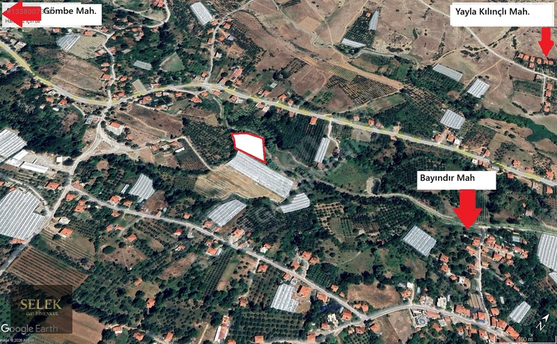 Selek Gayrimenkul' Den Kaş Gömbe Bayındır Mah. 3.331m² Satılık T — fotoğraf 3