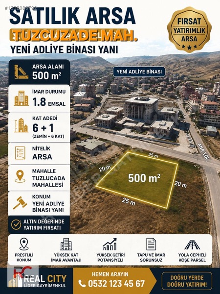 R.c Den,altın Değerinde Yatırımlık Arsa
