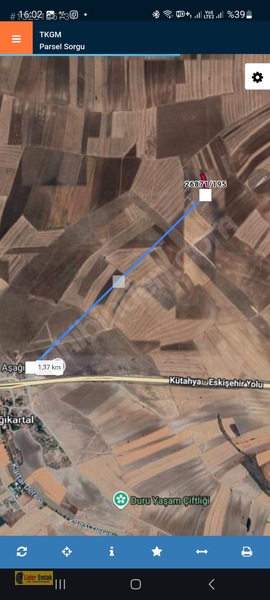 Eskişehir Tepebaşı Aşağıkartal Da Satılık 2.150m2 Tarla — fotoğraf 18