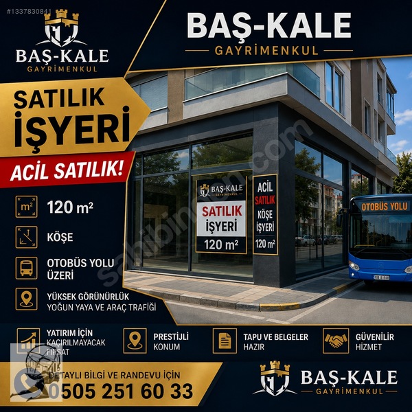 Baş-kaleden Köşe Konumda|3ayrı İşyeri | Yüksek Ticari Potansiyel