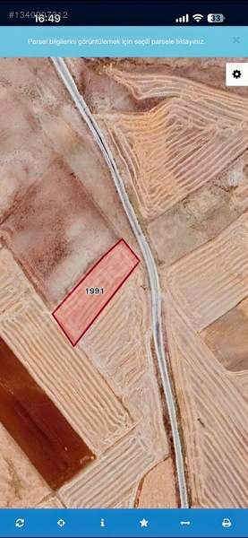 Burdur Kemer Pınarbaşı'nda Satılık Tarla: 2200m², Ana Asfalta Ya