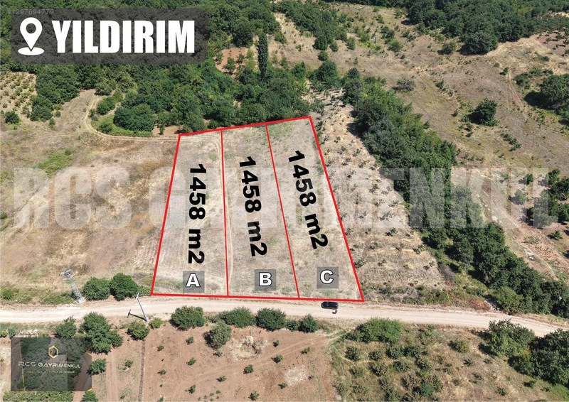 Yıldırım Köyünde 1458 M2 Bahçeler
