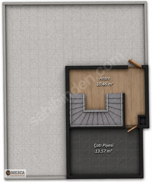 Mesca Villaları Projesi 4+1 160m2 Balkonlu Satılık Villa — fotoğraf 2