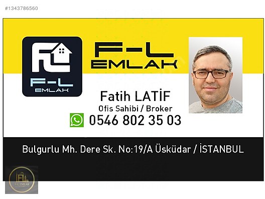 F-l Emlaktan Örnek Esatpaşa Fetih Emaar Yakını 2+1 Aile-bekara — fotoğraf 34