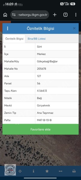 Azizoğlu Emlak'tan Satılık Bağ