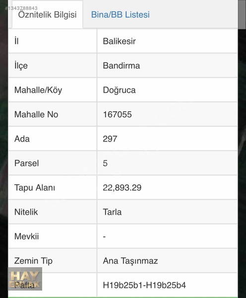 Hay Emlaktan Doğrucada Resmi Yola Cephe 22.893 M2 Satılık Tarla — fotoğraf 5