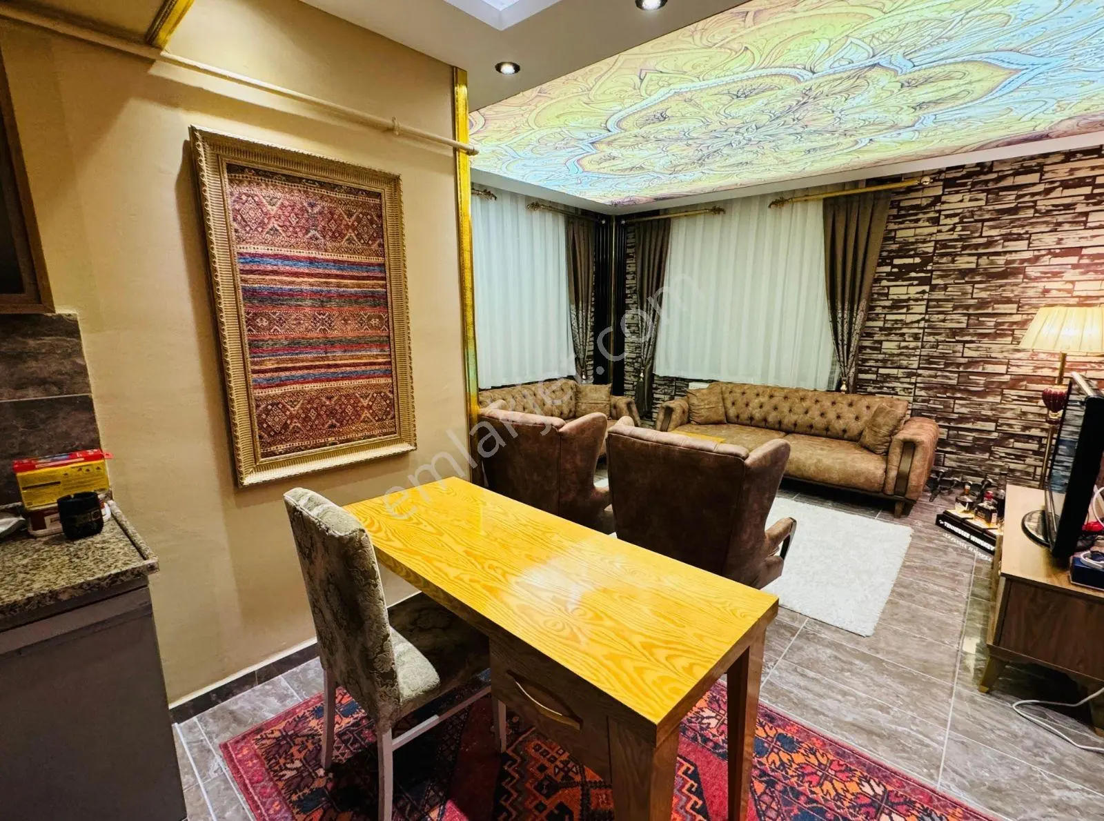 Satılık 1+1 Eşyalı Yarı Bodrum Daire — fotoğraf 25