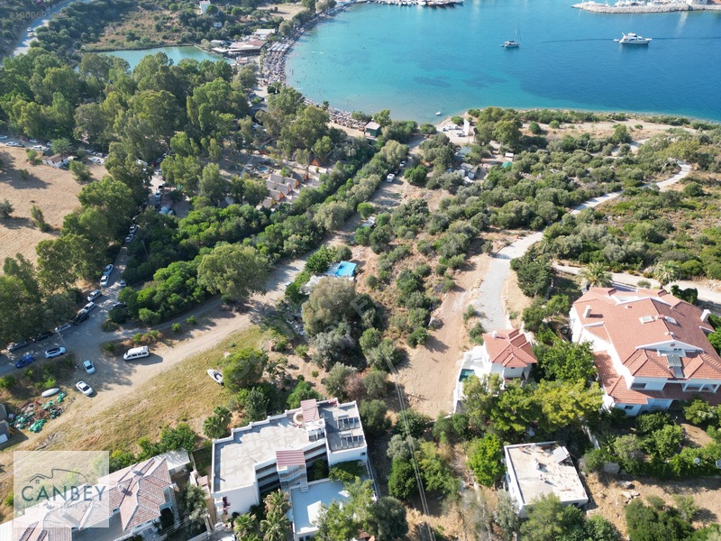 Datça Marinanın Yanında Denize 160 M Satılık 193m2 Turizm Arsası — fotoğraf 2