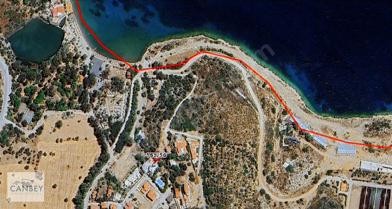 Datça Marinanın Yanında Denize 160 M Satılık 193m2 Turizm Arsası — fotoğraf 5