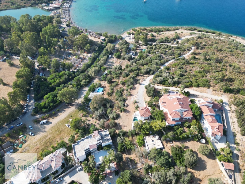 Datça Marinanın Yanında Denize 160 M Satılık 193m2 Turizm Arsası — fotoğraf 7