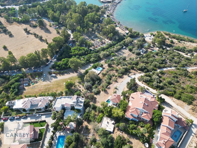 Datça Marinanın Yanında Denize 160 M Satılık 193m2 Turizm Arsası — fotoğraf 8