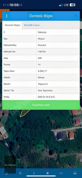 İnci Emlak|kuzuluk Doğa Manzaralı 3.092m2 Satılık Fındık Bahçesi — fotoğraf 2