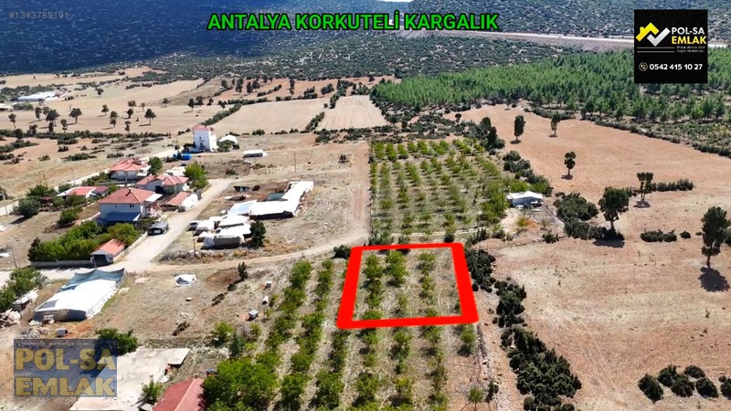 Antalya Korkuteli Kargalık Da Satılık 531m2 Arsa — fotoğraf 5