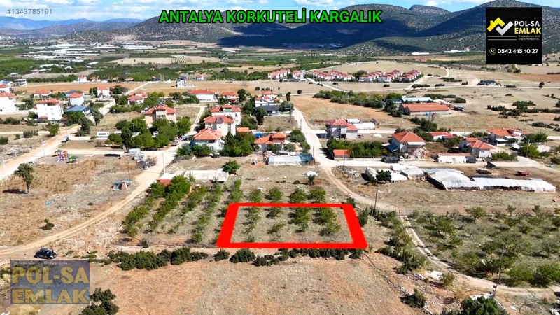 Antalya Korkuteli Kargalık Da Satılık 531m2 Arsa — fotoğraf 7