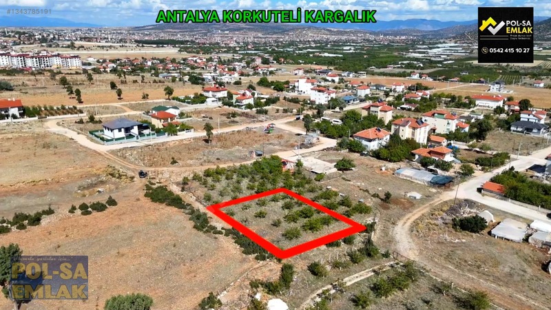 Antalya Korkuteli Kargalık Da Satılık 531m2 Arsa — fotoğraf 8