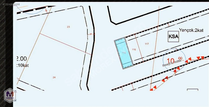 Ünye Sanayi Yakını 155m² 2 Kat İmarlı Satılık Arsa — fotoğraf 3