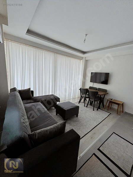 Nur Aslandan Çınarlıda Lüks Eşyalı Kiralık 1+1 Daire — fotoğraf 11
