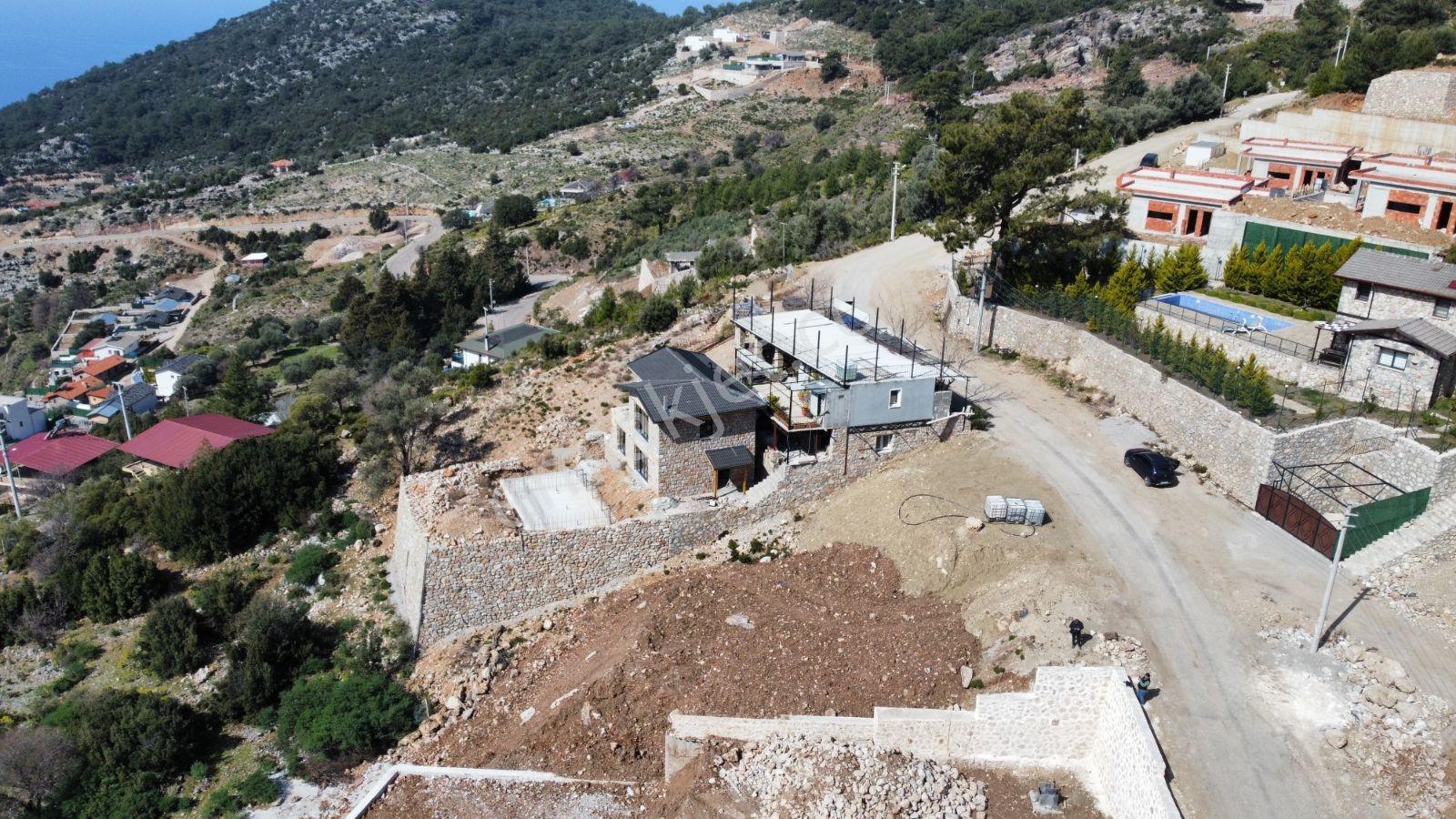 Fethiye Faralya Kirmede Çift Villa Yapılır Köyiçi Satılık Arsa — fotoğraf 5