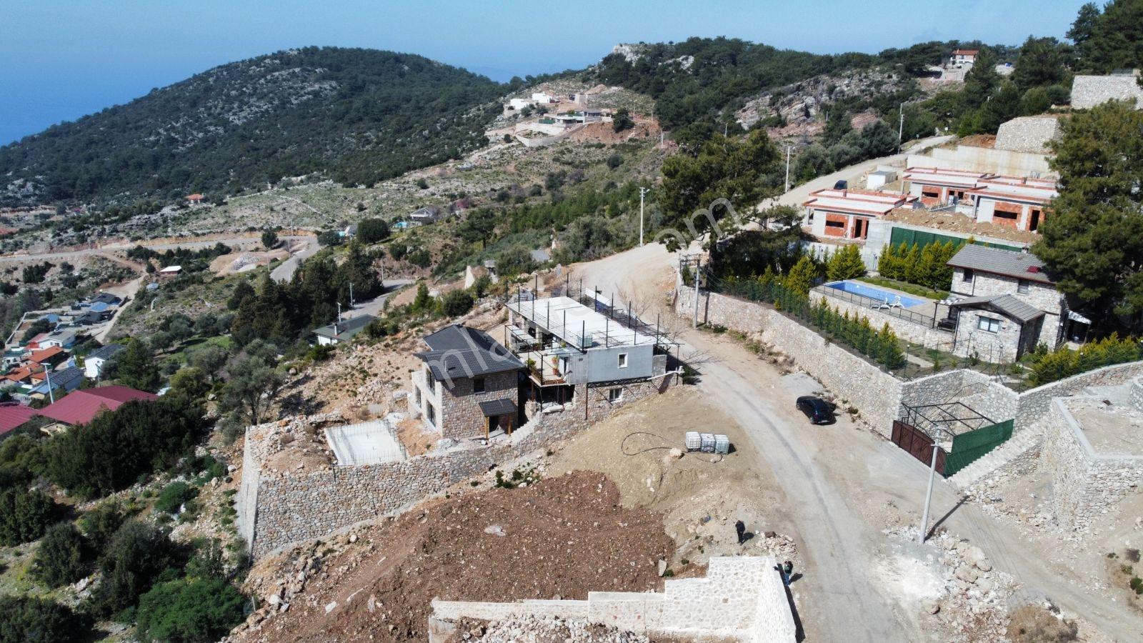 Fethiye Faralya Kirmede Çift Villa Yapılır Köyiçi Satılık Arsa — fotoğraf 7