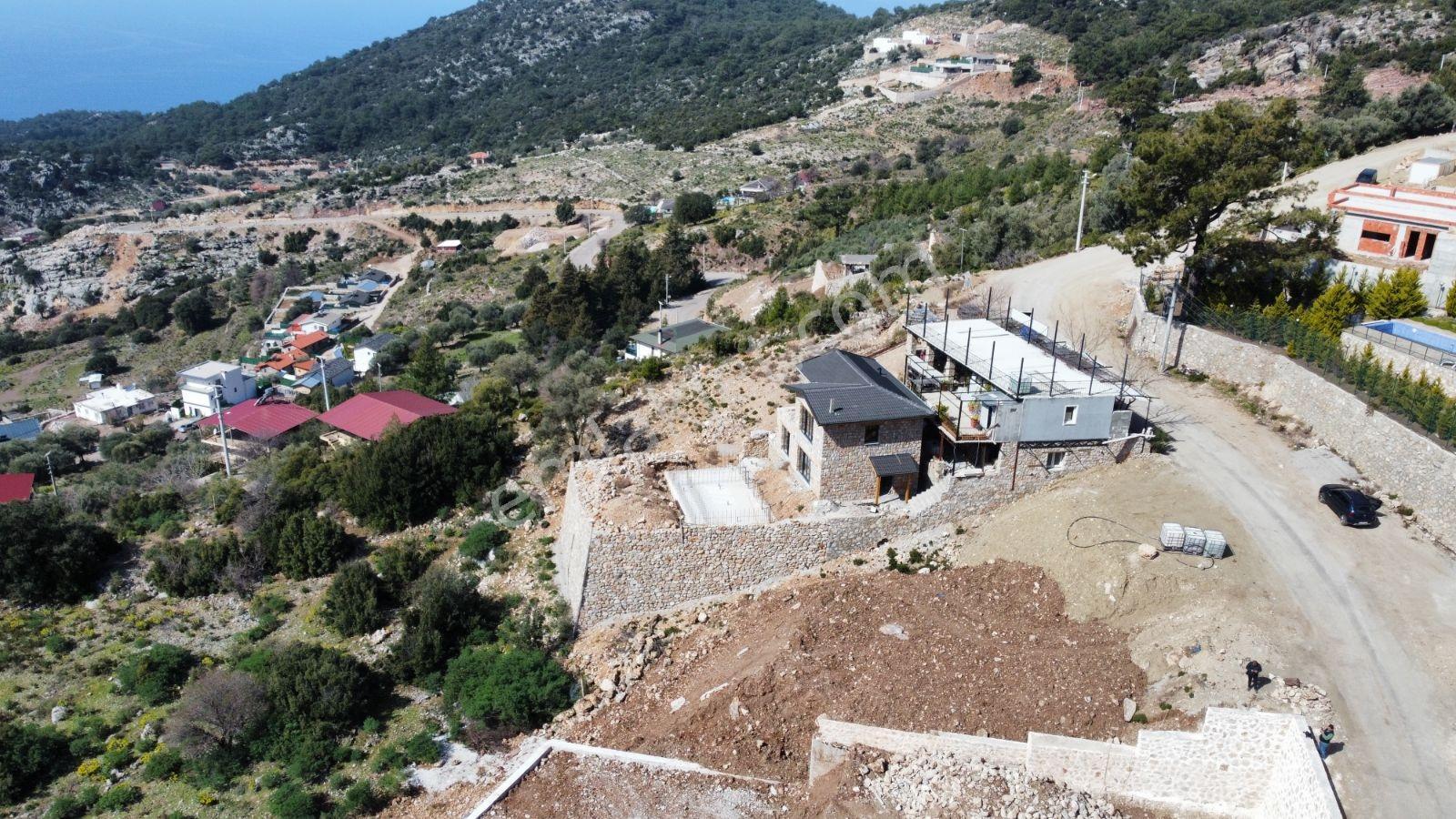 Fethiye Faralya Kirmede Çift Villa Yapılır Köyiçi Satılık Arsa — fotoğraf 8