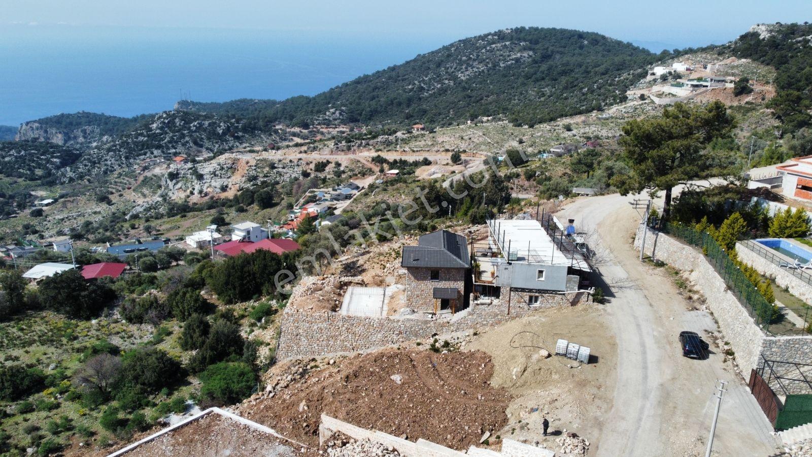 Fethiye Faralya Kirmede Çift Villa Yapılır Köyiçi Satılık Arsa — fotoğraf 11
