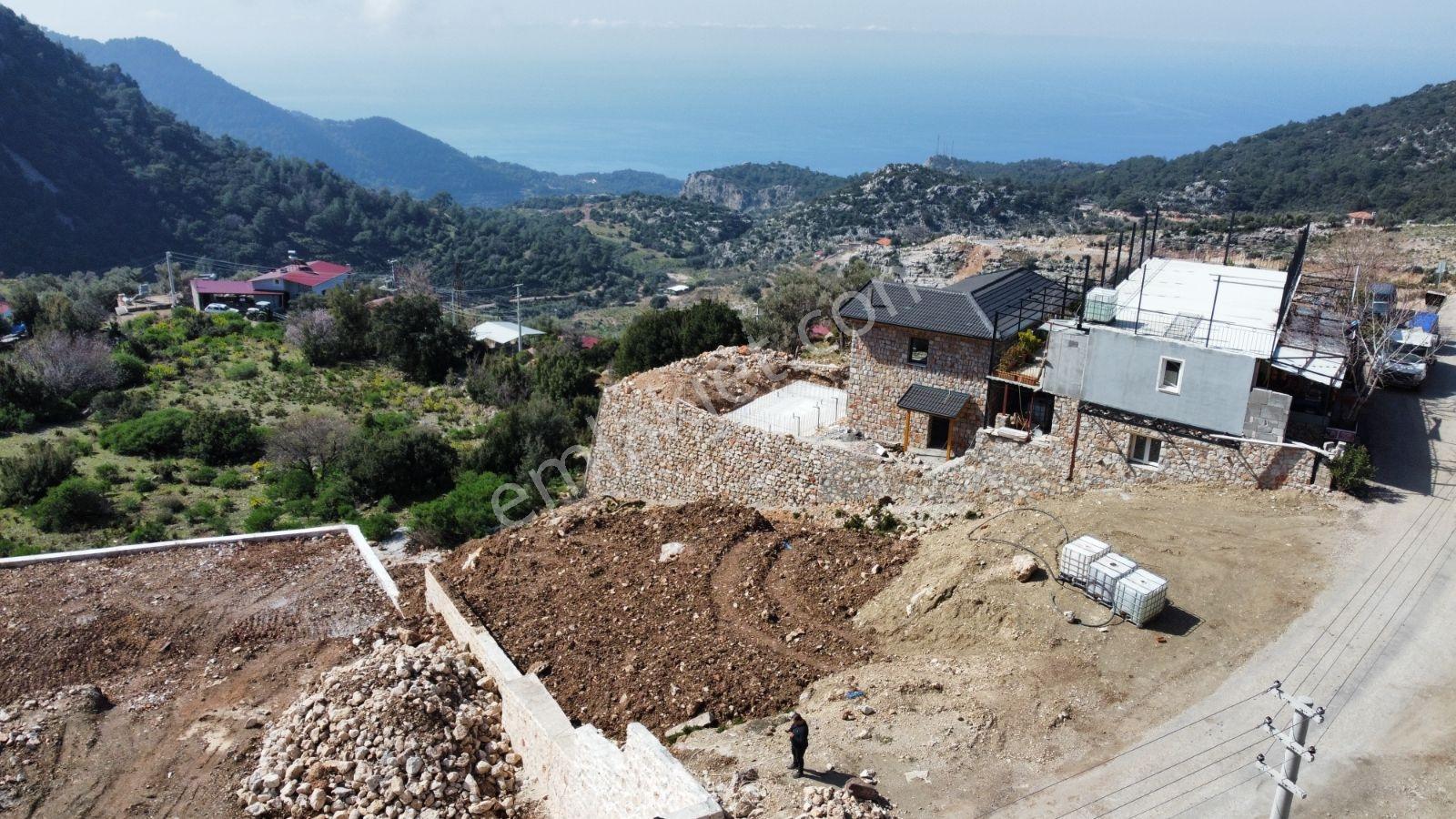 Fethiye Faralya Kirmede Çift Villa Yapılır Köyiçi Satılık Arsa — fotoğraf 20