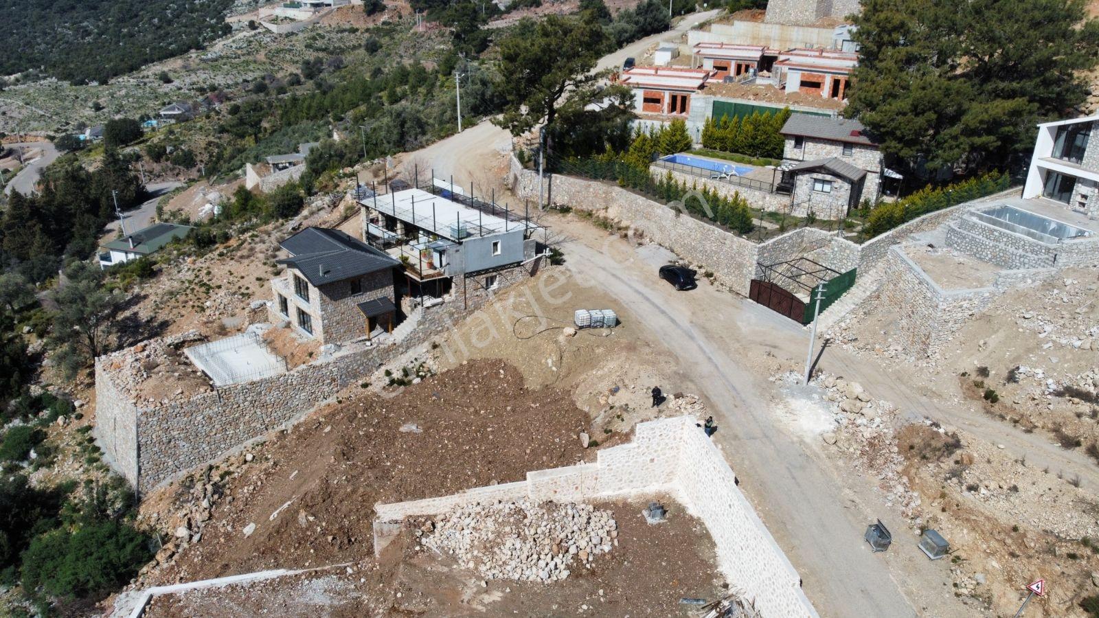 Fethiye Faralya Kirmede Çift Villa Yapılır Köyiçi Satılık Arsa — fotoğraf 21