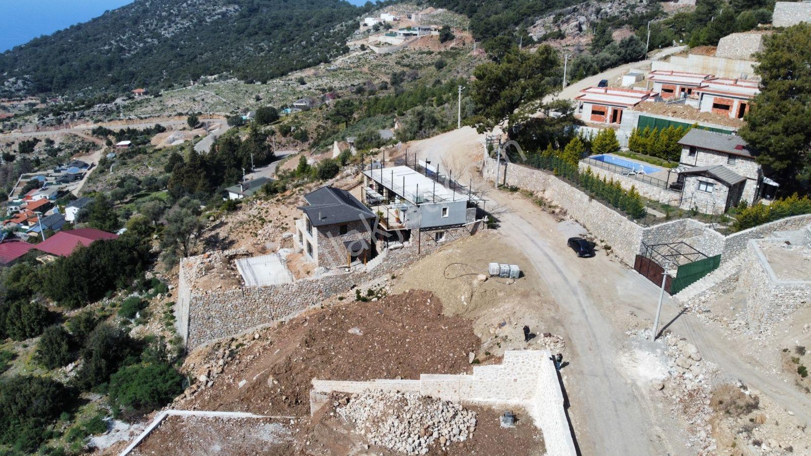 Fethiye Faralya Kirmede Çift Villa Yapılır Köyiçi Satılık Arsa — fotoğraf 22
