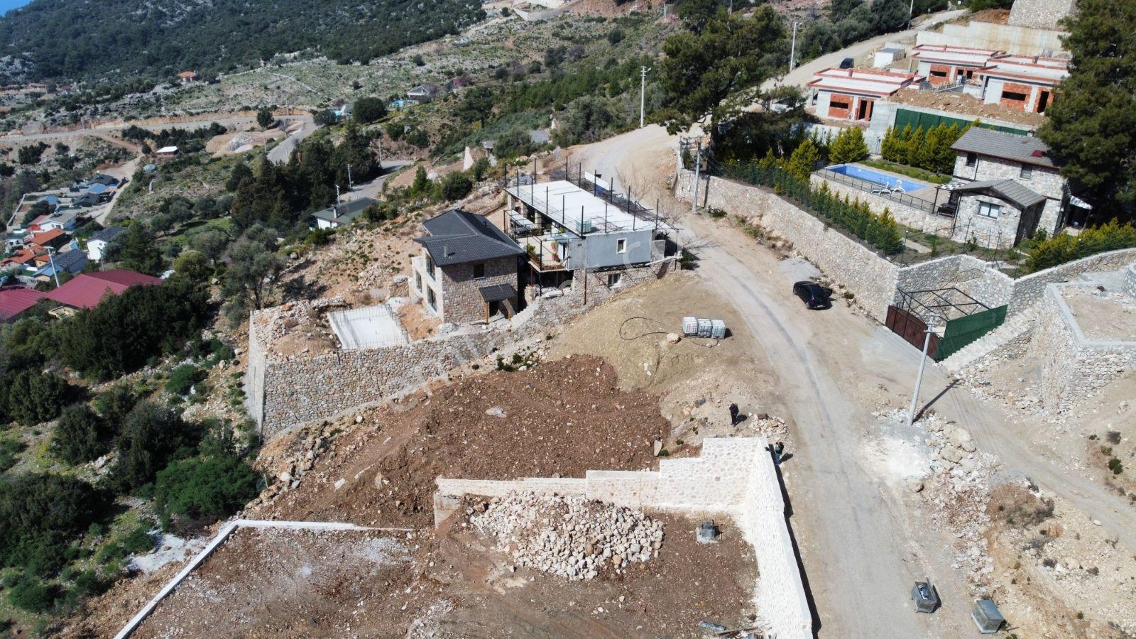 Fethiye Faralya Kirmede Çift Villa Yapılır Köyiçi Satılık Arsa — fotoğraf 24