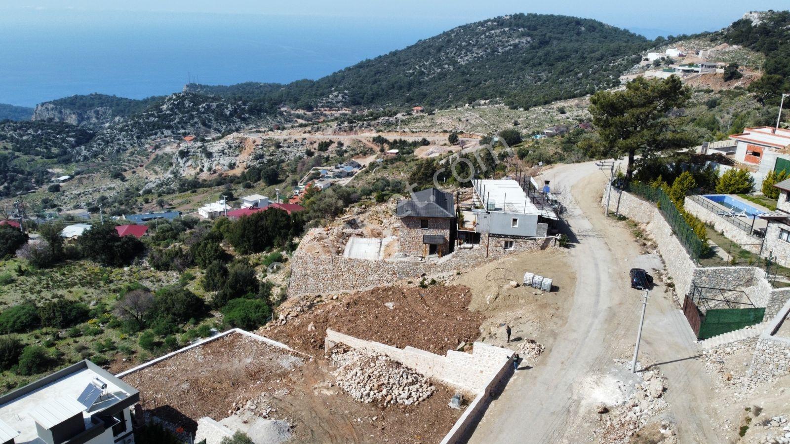 Fethiye Faralya Kirmede Çift Villa Yapılır Köyiçi Satılık Arsa — fotoğraf 25