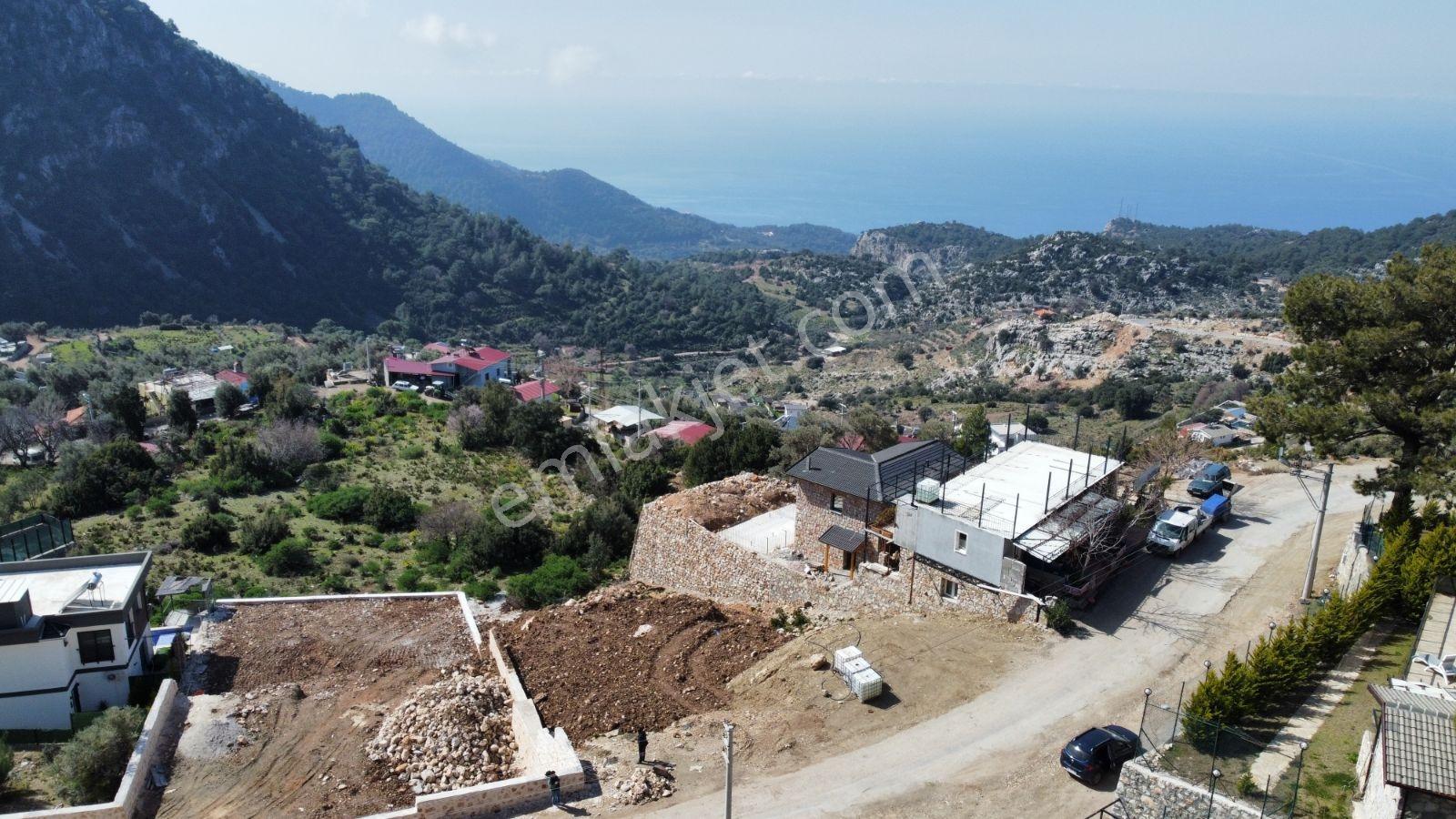 Fethiye Faralya Kirmede Çift Villa Yapılır Köyiçi Satılık Arsa — fotoğraf 26